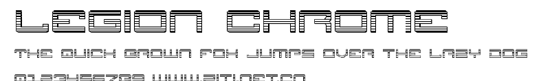 Legion Chrome.ttf字體轉換器圖片