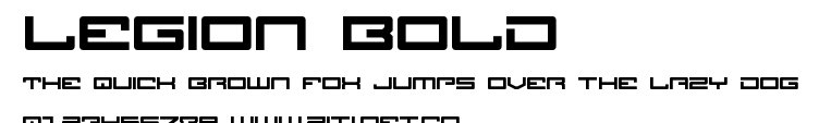 Legion Bold.ttf字體轉換器圖片