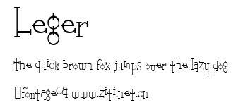 Leger.ttf字體轉換器圖片