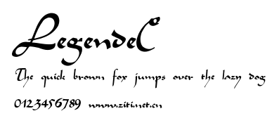 LegendeC.ttf字體轉換器圖片