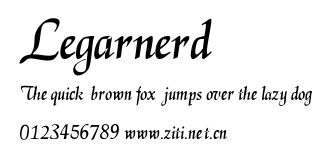 Legarnerd.ttf字體轉換器圖片