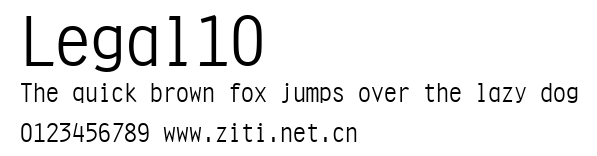 Legal10 .ttf字體轉換器圖片