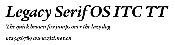 Legacy Serif OS ITC TT.ttf字體轉換器圖片