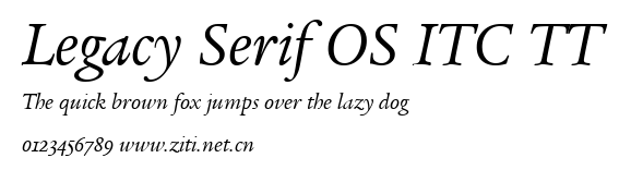 Legacy Serif OS ITC TT.ttf字體轉換器圖片