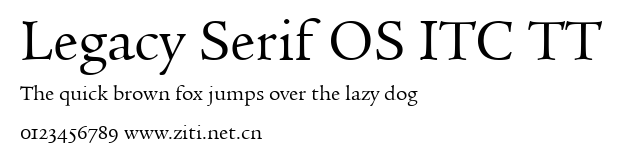 Legacy Serif OS ITC TT.ttf字體轉換器圖片