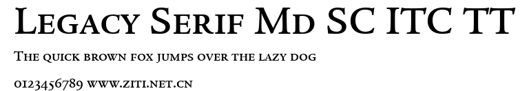 Legacy Serif Md SC ITC TT.ttf字體轉換器圖片