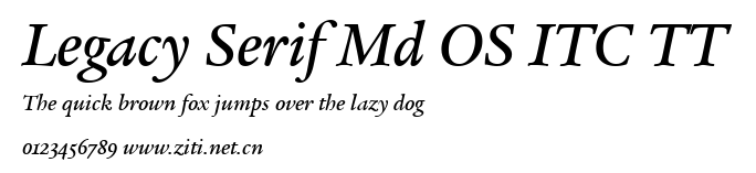 Legacy Serif Md OS ITC TT.ttf字體轉換器圖片
