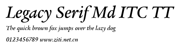 Legacy Serif Md ITC TT.ttf字體轉換器圖片