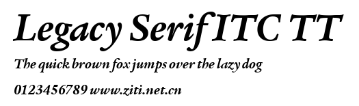 Legacy Serif ITC TT.ttf字體轉換器圖片