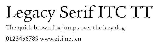 Legacy Serif ITC TT.ttf字體轉換器圖片
