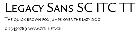 Legacy Sans SC ITC TT.ttf字體轉換器圖片