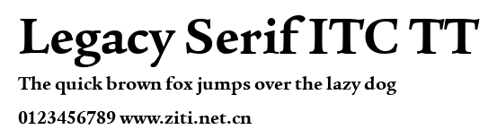 Legacy Serif ITC TT.ttf字體轉換器圖片