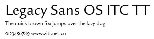 Legacy Sans OS ITC TT.ttf字體轉換器圖片