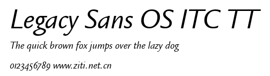 Legacy Sans OS ITC TT.ttf字體轉換器圖片