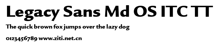 Legacy Sans Md OS ITC TT.ttf字體轉換器圖片