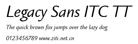 Legacy Sans ITC TT.ttf字體轉換器圖片
