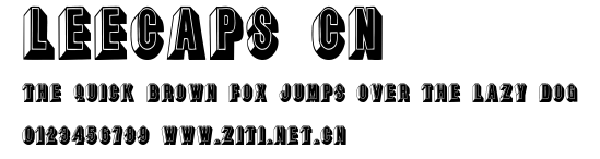 LeeCaps Cn.ttf字體轉換器圖片