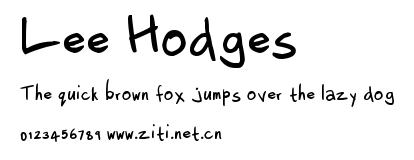 Lee Hodges.ttf字體轉換器圖片