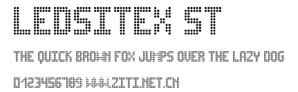 Ledsitex St.ttf字體轉換器圖片