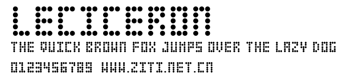 Leciceron.ttf字體轉換器圖片