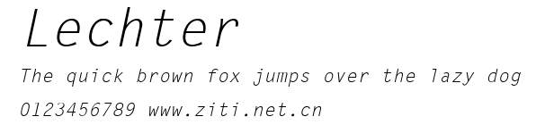 Lechter.ttf字體轉換器圖片