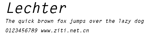 Lechter.ttf字體轉換器圖片