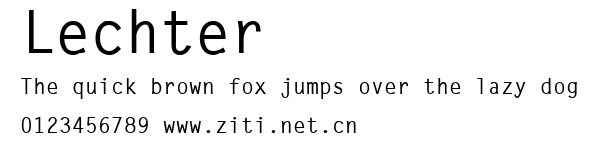Lechter.ttf字體轉換器圖片