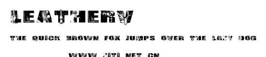 LeatherV2.ttf字體轉換器圖片
