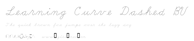 Learning Curve Dashed BV.ttf字體轉換器圖片