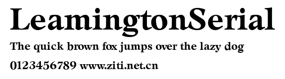 LeamingtonSerial.ttf字體轉換器圖片