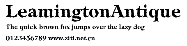 LeamingtonAntique.ttf字體轉換器圖片
