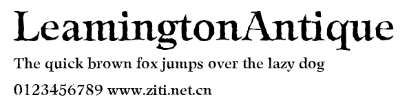 LeamingtonAntique.ttf字體轉換器圖片