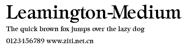 Leamington-Medium.ttf字體轉換器圖片