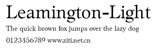 Leamington-Light.ttf字體轉換器圖片