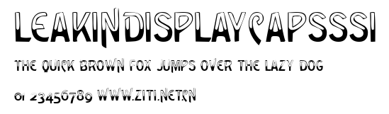 LeakinDisplayCapsSSi.ttf