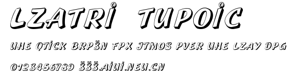 Lazuri  UTOPIC.ttf字體轉換器圖片