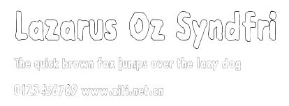 Lazarus Oz Syndfri.ttf字體轉換器圖片