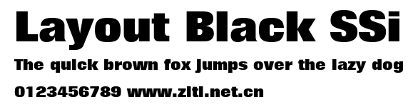 Layout Black SSi.ttf字體轉換器圖片