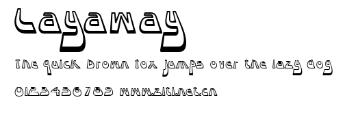 Layaway.ttf字體轉換器圖片