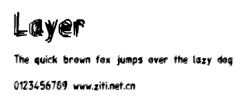 Layer.ttf字體轉換器圖片