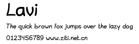 Lavi.ttf字體轉換器圖片