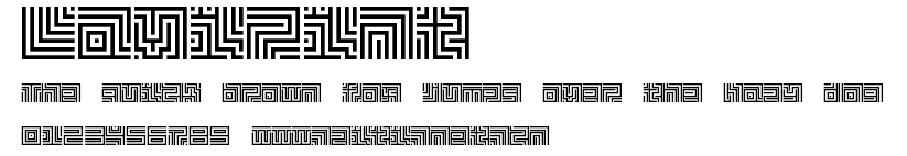 Lavirint.ttf字體轉換器圖片