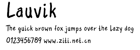 Lauvik.ttf字體轉換器圖片