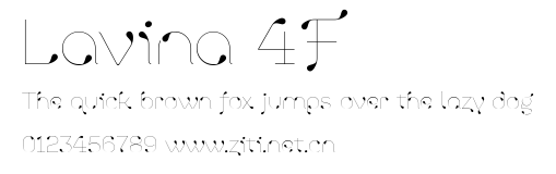 Lavina 4F.ttf字體轉換器圖片