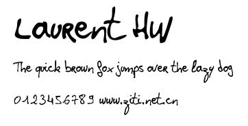 Laurent HW.ttf字體轉換器圖片