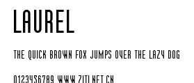 Laurel.ttf字體轉換器圖片