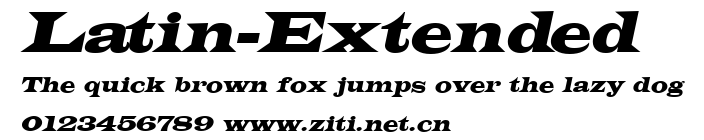 Latin-Extended.ttf字體轉換器圖片