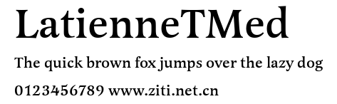 LatienneTMed.ttf字體轉換器圖片