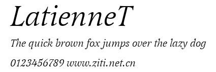 LatienneT.ttf字體轉換器圖片