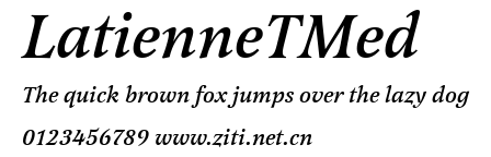 LatienneTMed.ttf字體轉換器圖片